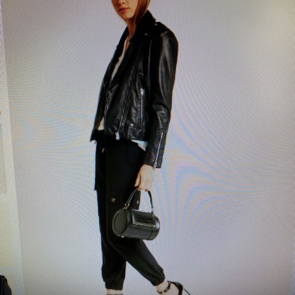 Black cargo pants